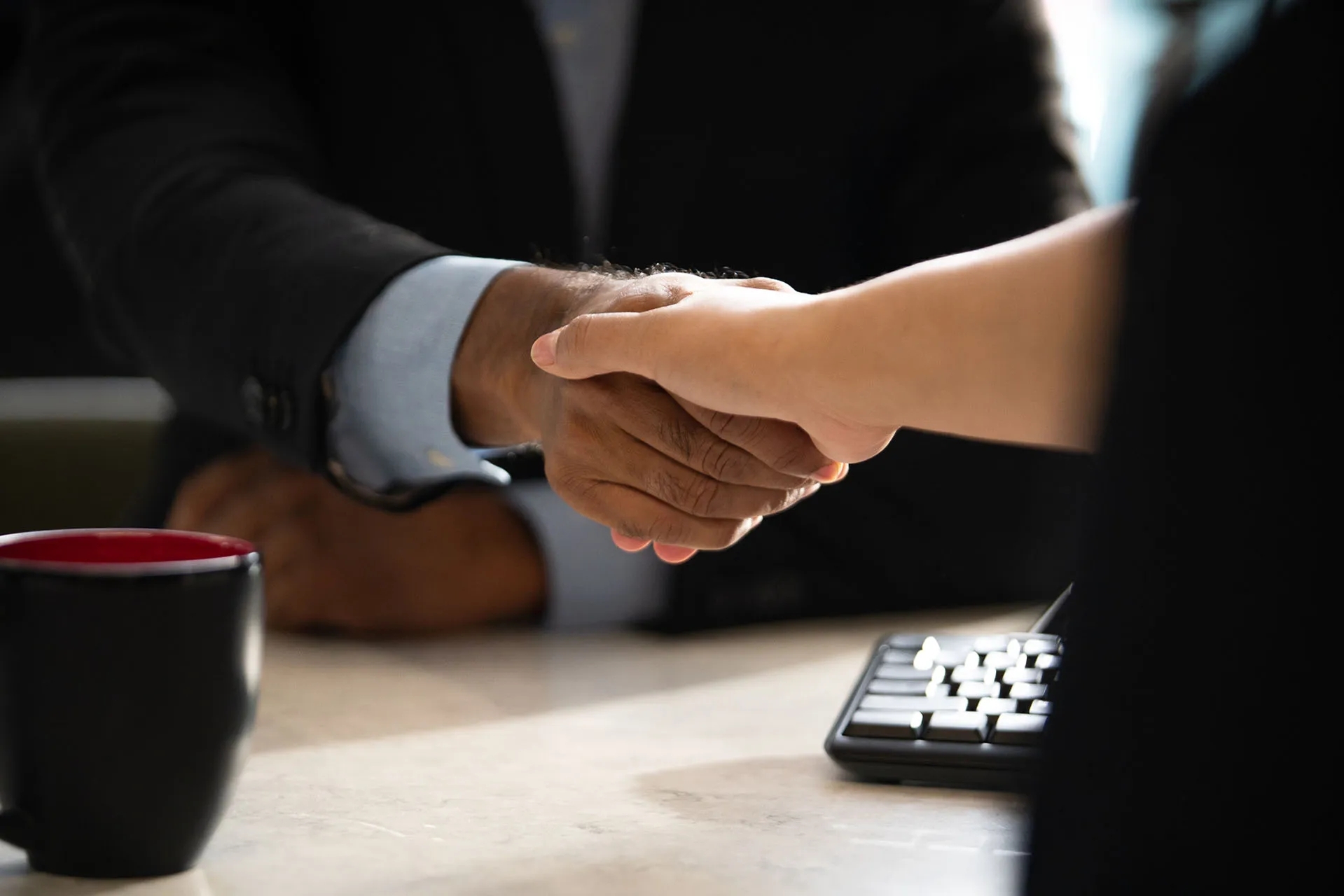 Business People Shaking Hands